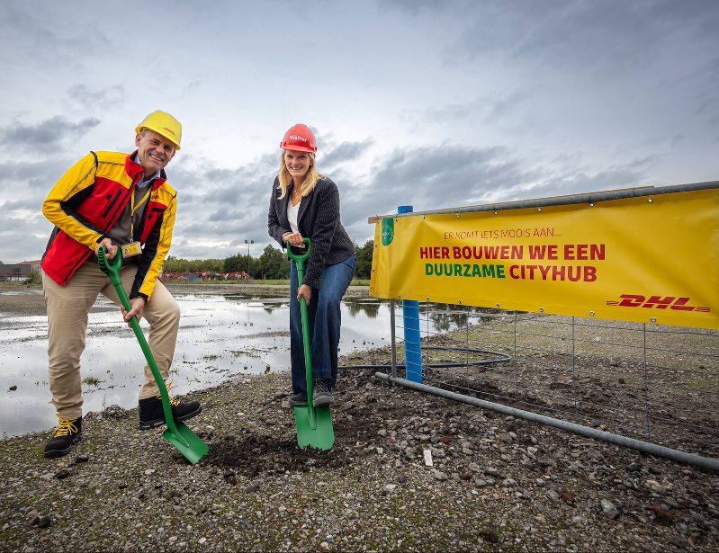 Start realisatie duurzame CityHub: raamcontract met DHL